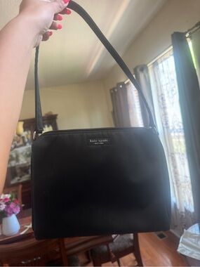 kate spade Black Top-Zip Shoulder Bag